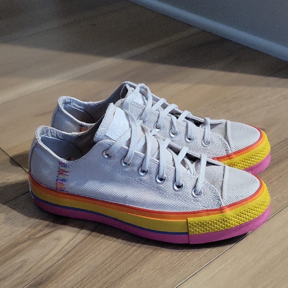 Vibrant Multicolor Converse Canvas Sneakers